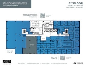 1100 Wayne Ave, Silver Spring, MD for lease Floor Plan- Image 2 of 2