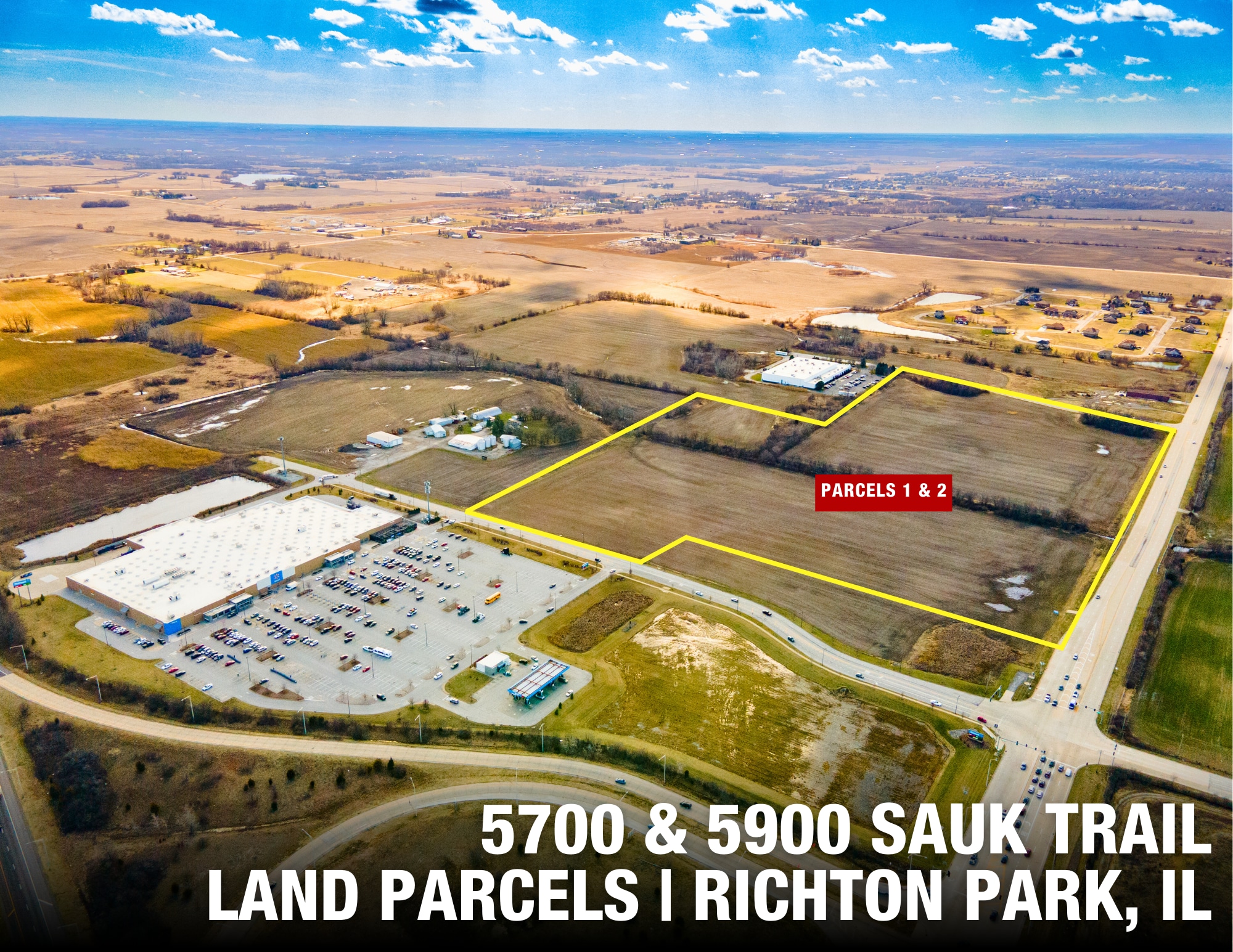 5700 Sauk Trail, Richton Park, IL for sale Aerial- Image 1 of 1