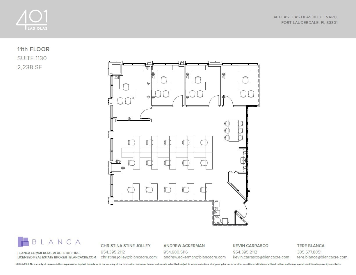 401 E Las Olas Blvd, Fort Lauderdale, FL for lease Interior Photo- Image 1 of 1