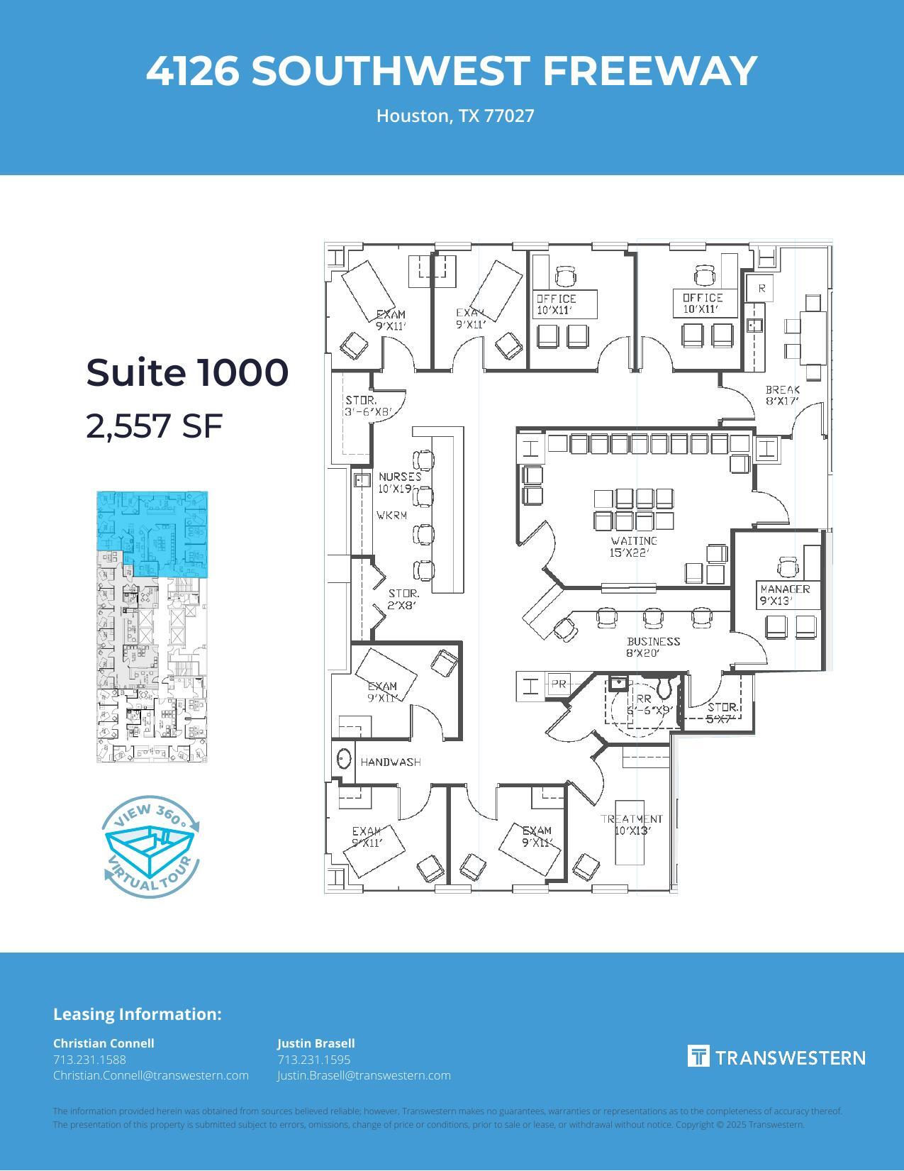 4126 Southwest Fwy, Houston, TX for lease Floor Plan- Image 1 of 1