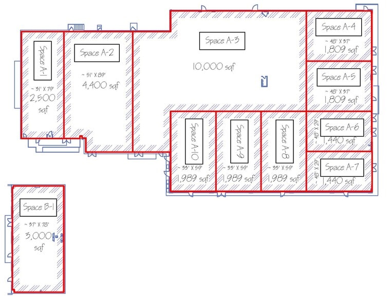 100 Norcross St, Roswell, GA for lease - Site Plan - Image 2 of 2