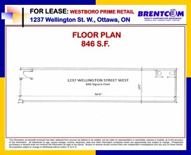 1235-1237 Wellington St W, Ottawa, ON for lease Floor Plan- Image 1 of 1