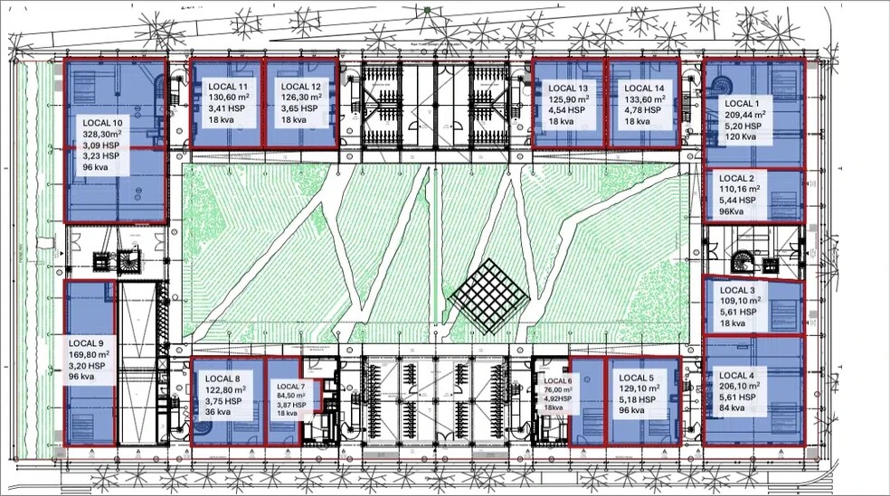 6 Rue Galvani, Massy for lease - Floor Plan - Image 2 of 2
