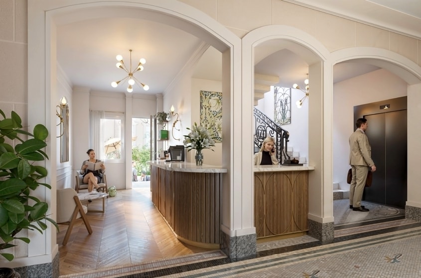 105 Rue Jouffroy D'Abbans, Paris for lease Lobby- Image 1 of 3