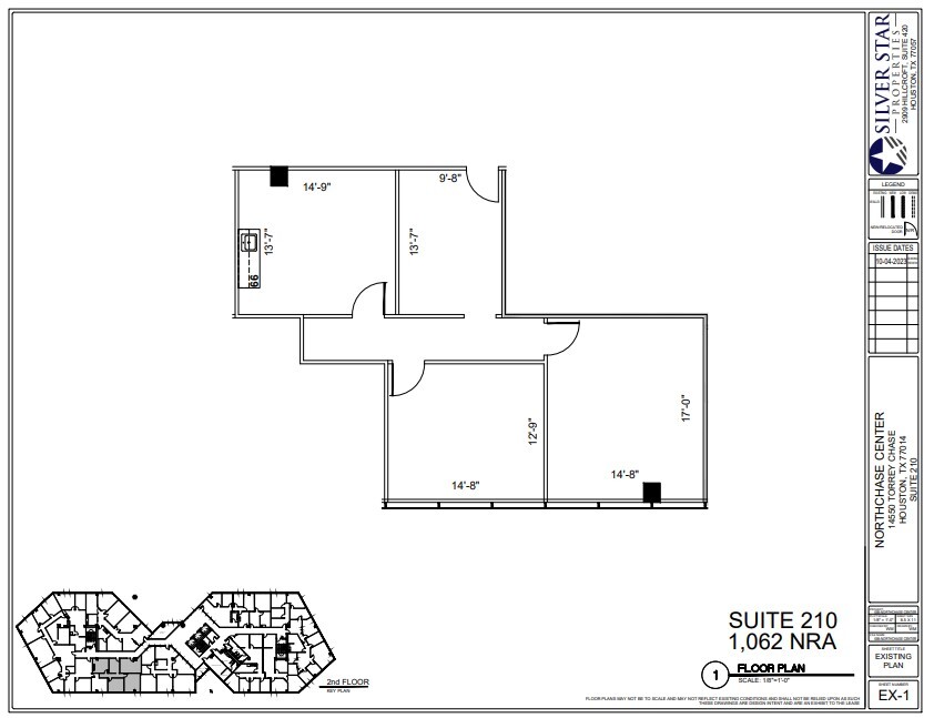 14550 Torrey Chase Blvd, Houston, TX for lease Site Plan- Image 1 of 1