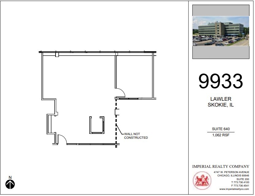 9933 Lawler Ave, Skokie, IL for lease Floor Plan- Image 1 of 1