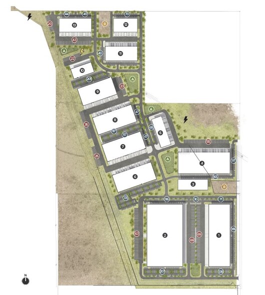 TBD Northside, Nampa, ID for lease - Site Plan - Image 1 of 2