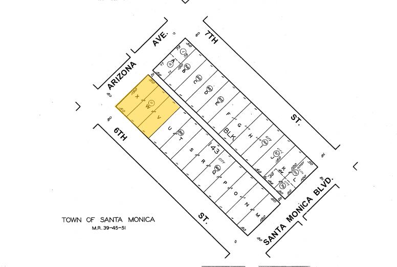 604 Arizona Ave, Santa Monica, CA for lease - Plat Map - Image 2 of 9