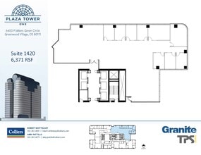 6400 S Fiddlers Green Cir, Greenwood Village, CO for lease Floor Plan- Image 1 of 2
