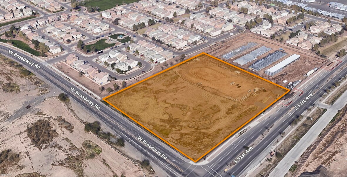 S 51st Ave & Broadway Rd, Phoenix, AZ for sale Aerial- Image 1 of 1