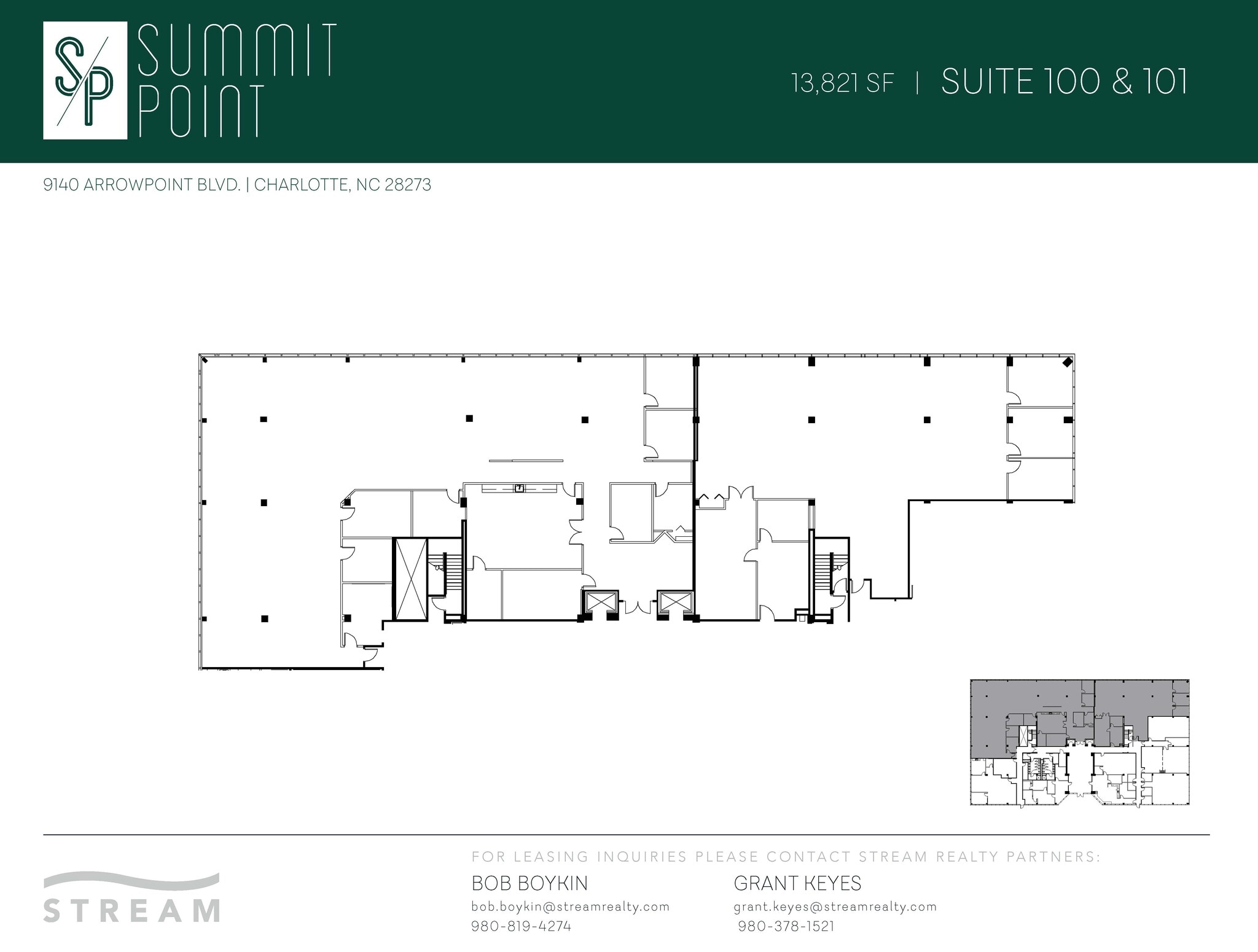 9140 Arrowpoint Blvd, Charlotte, NC for lease Floor Plan- Image 1 of 7
