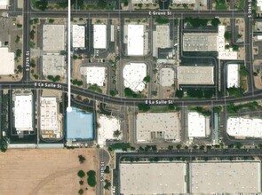 3719 E La Salle St, Phoenix, AZ - aerial  map view