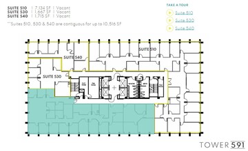 591 Camino de la Reina, San Diego, CA for lease Floor Plan- Image 1 of 1