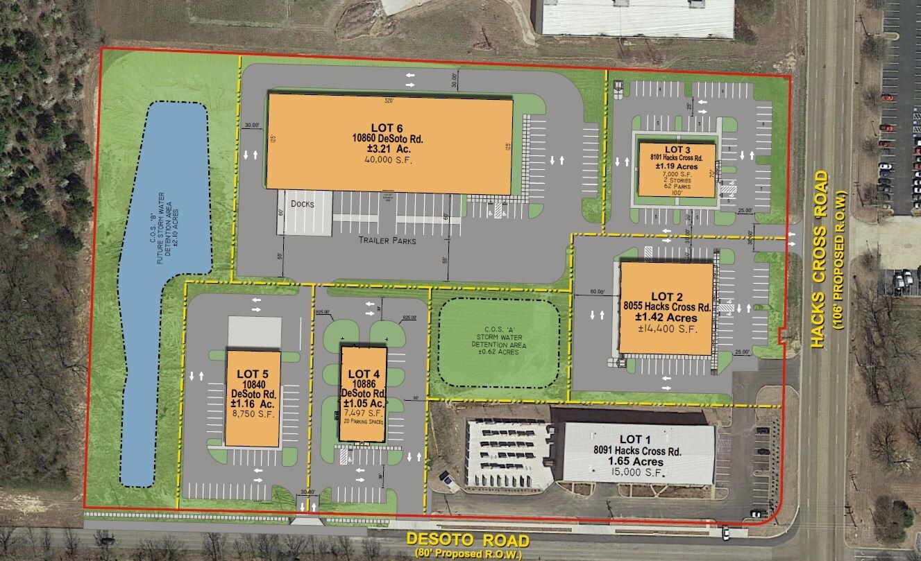 8001 Hacks Cross Rd, Olive Branch, MS for sale Primary Photo- Image 1 of 1