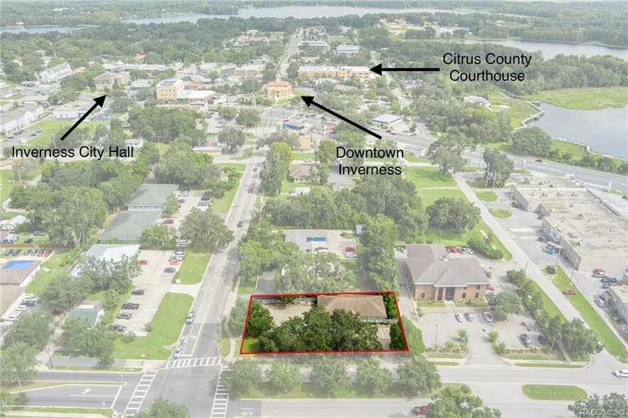 102 E Highland Blvd, Inverness, FL for lease - Aerial - Image 3 of 16