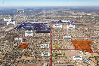 2450 S B St, Stockton, CA - AERIAL map view