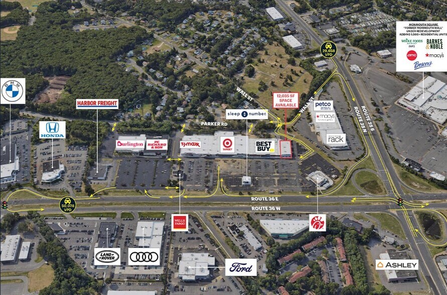 50-70 State Route 36, Eatontown, NJ for lease - Building Photo - Image 1 of 9