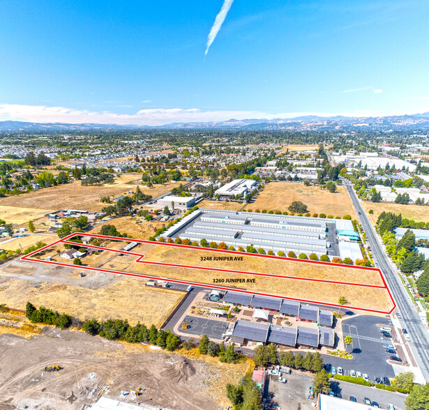 3248-3260 Juniper Ave, Santa Rosa, CA for sale - Aerial - Image 1 of 2