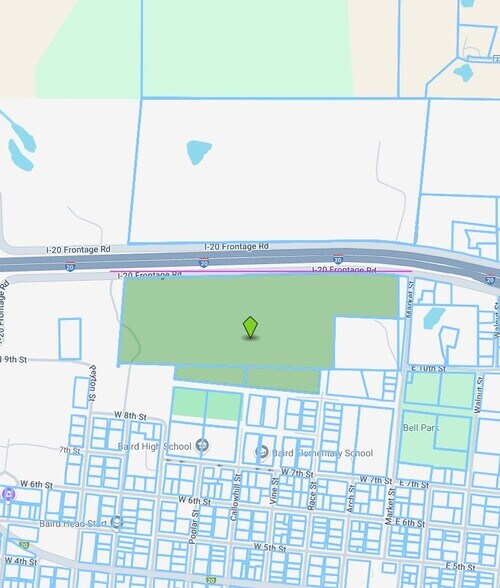 I-20 Frontage, Baird, TX for sale - Plat Map - Image 2 of 2