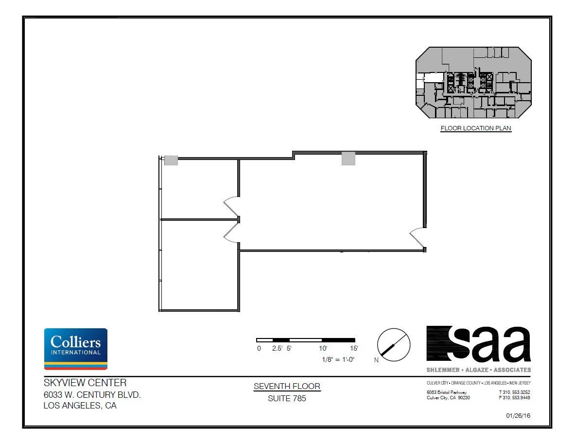 6033 W Century Blvd, Los Angeles, CA for lease Floor Plan- Image 1 of 1