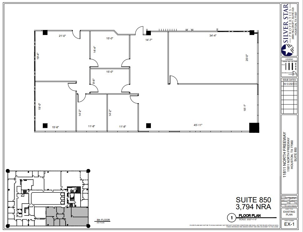 11811 North Fwy, Houston, TX for lease Floor Plan- Image 1 of 1