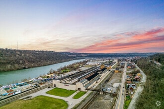 601 W 7th Ave, Homestead, PA - AERIAL  map view