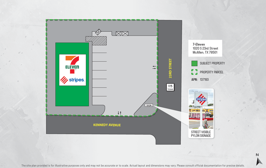 1020 S 23rd St, McAllen, TX for sale - Site Plan - Image 2 of 5