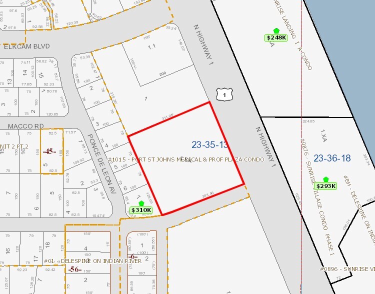 7139 N Highway 1, Cocoa, FL for sale - Plat Map - Image 2 of 2