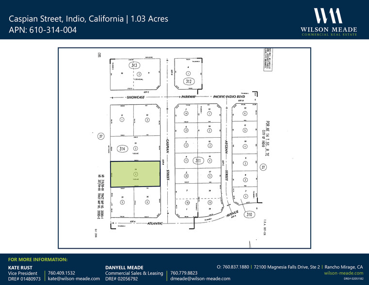 0 Caspian St, Indio, CA for sale - Plat Map - Image 2 of 8