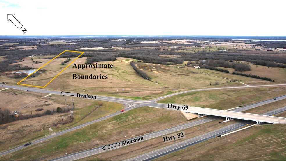 TBD 40 Acres Highway 69 Bells Texas 75414, Bells, TX for sale - Aerial - Image 1 of 38