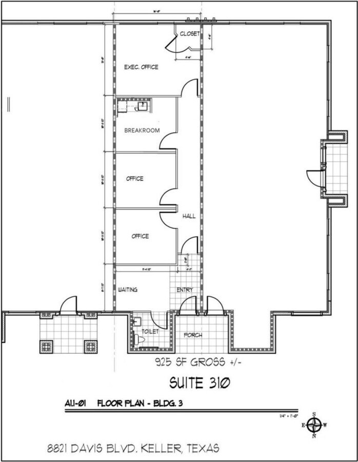 8821 Davis Blvd, Keller, TX 76248 - Unit 310 - - Floor Plan - Image 1 of 1