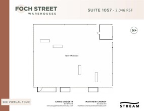 821-1075 Foch St, Fort Worth, TX for lease Floor Plan- Image 1 of 1