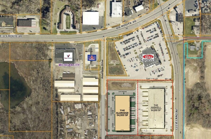 6101 Cleveland Ave, Michigan City, IN for lease - Site Plan - Image 2 of 3