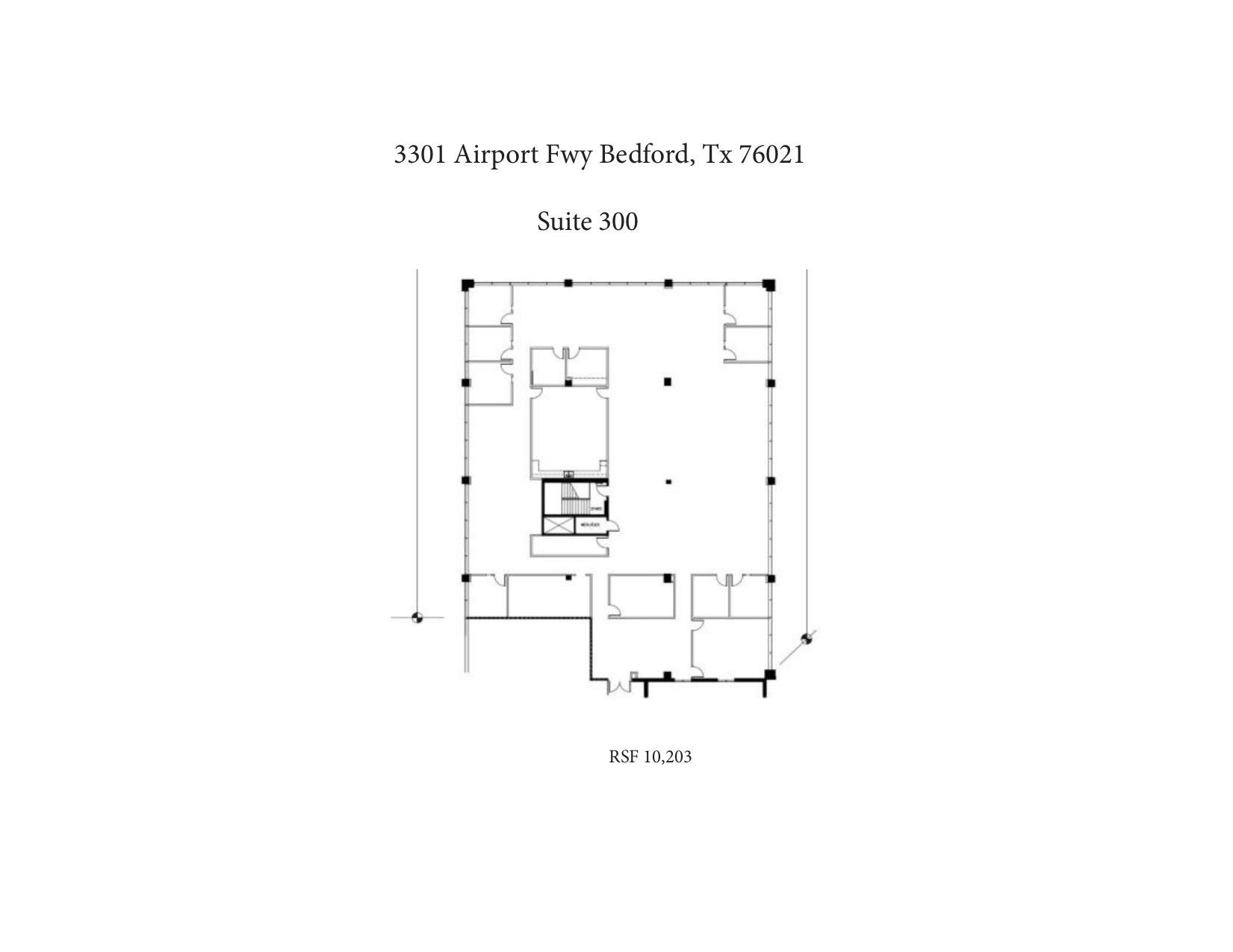 3301 Airport Fwy, Bedford, TX for lease Floor Plan- Image 1 of 3