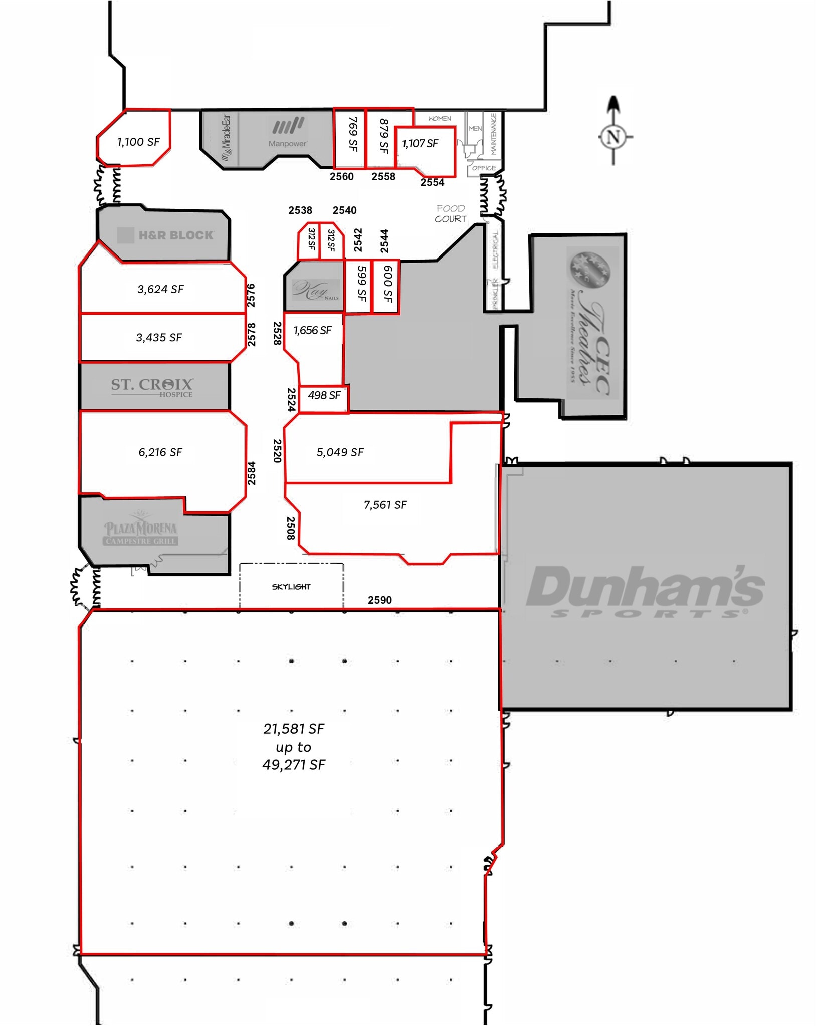2510-2580 N Bridge Ave, Albert Lea, MN for lease Floor Plan- Image 1 of 1