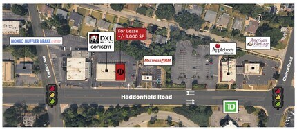 220-226 Haddonfield Rd, Cherry Hill, NJ - AERIAL  map view