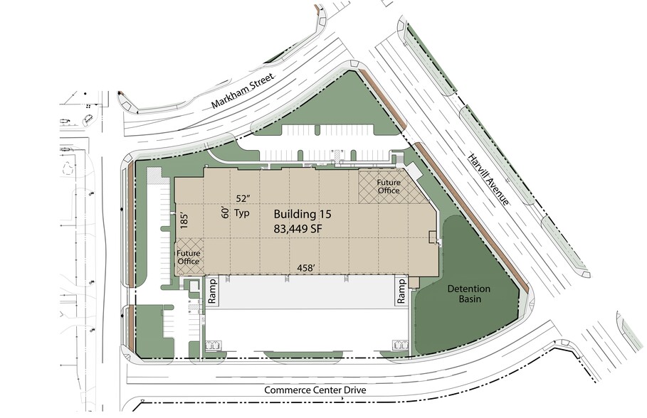 18519 Harvill Ave, Perris, CA for lease - Site Plan - Image 2 of 2