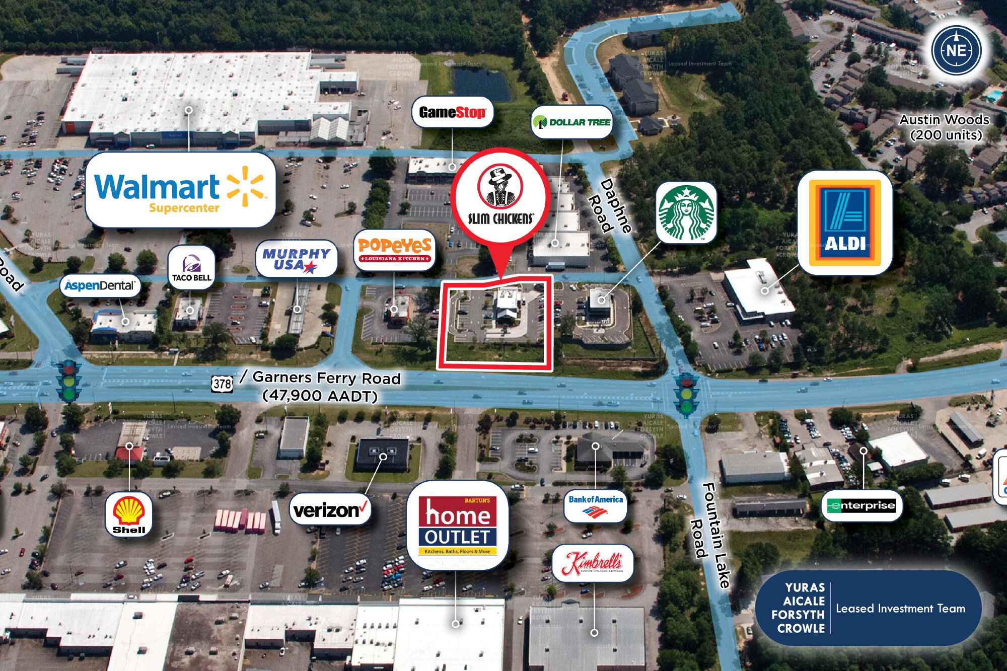 7544 Garners Ferry Rd, Columbia, SC 29209 Slim Chickens