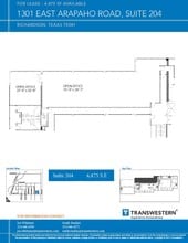 1301 E Arapaho Rd, Richardson, TX for lease Floor Plan- Image 1 of 1