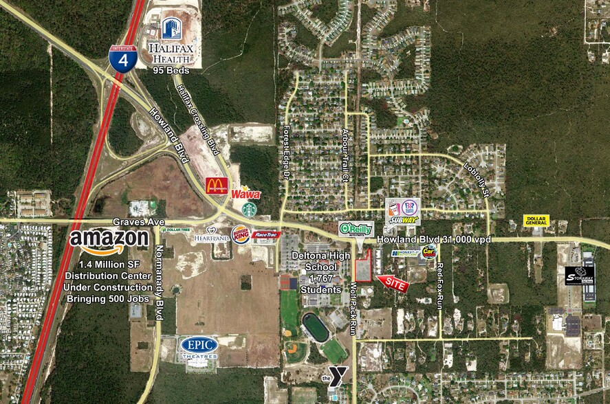 Howland Blvd & Wolfpack Run, Deltona, FL for sale - Building Photo - Image 1 of 4