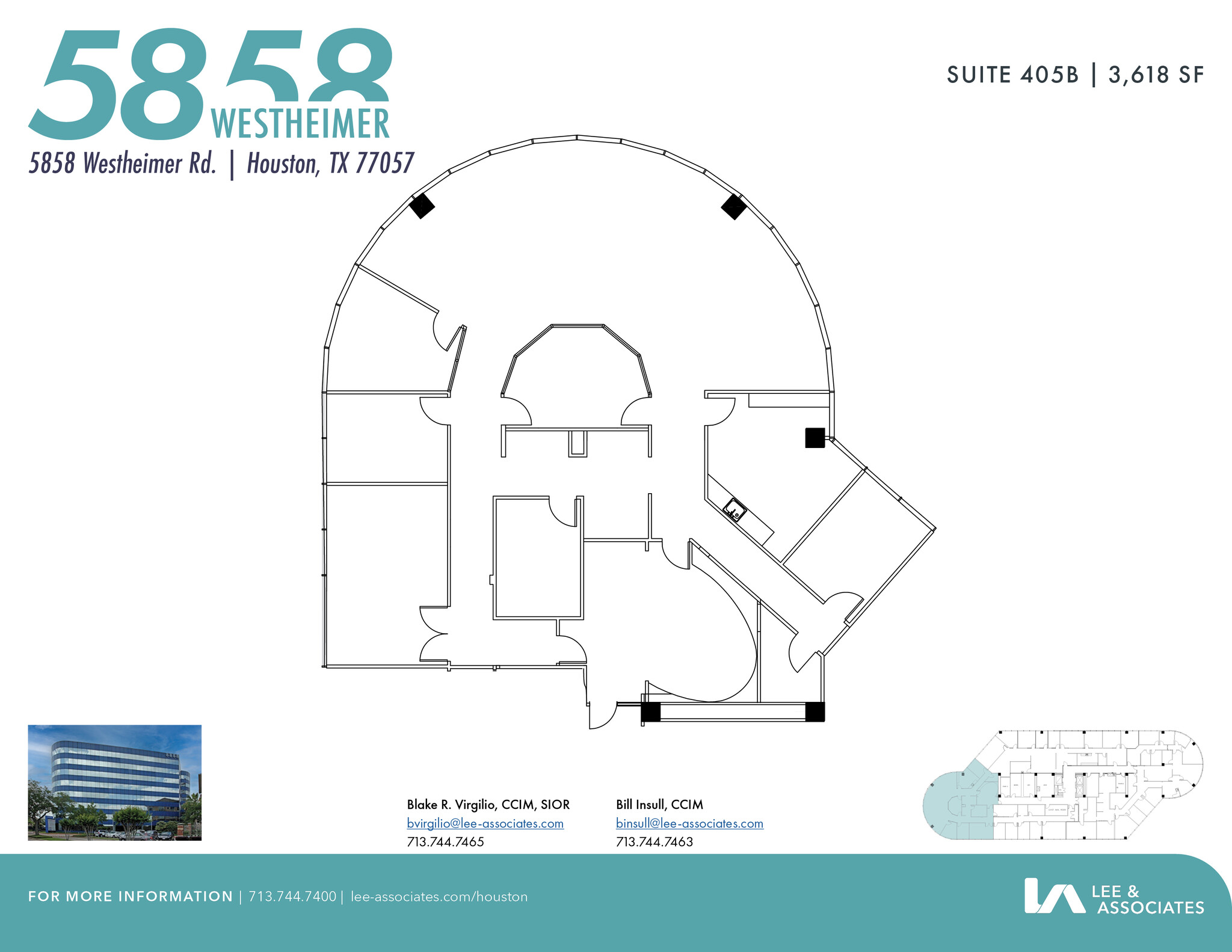 5858 Westheimer Rd, Houston, TX for lease Floor Plan- Image 1 of 2