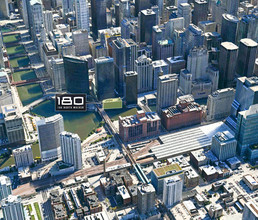 180 N Wacker Dr, Chicago, IL - aerial  map view