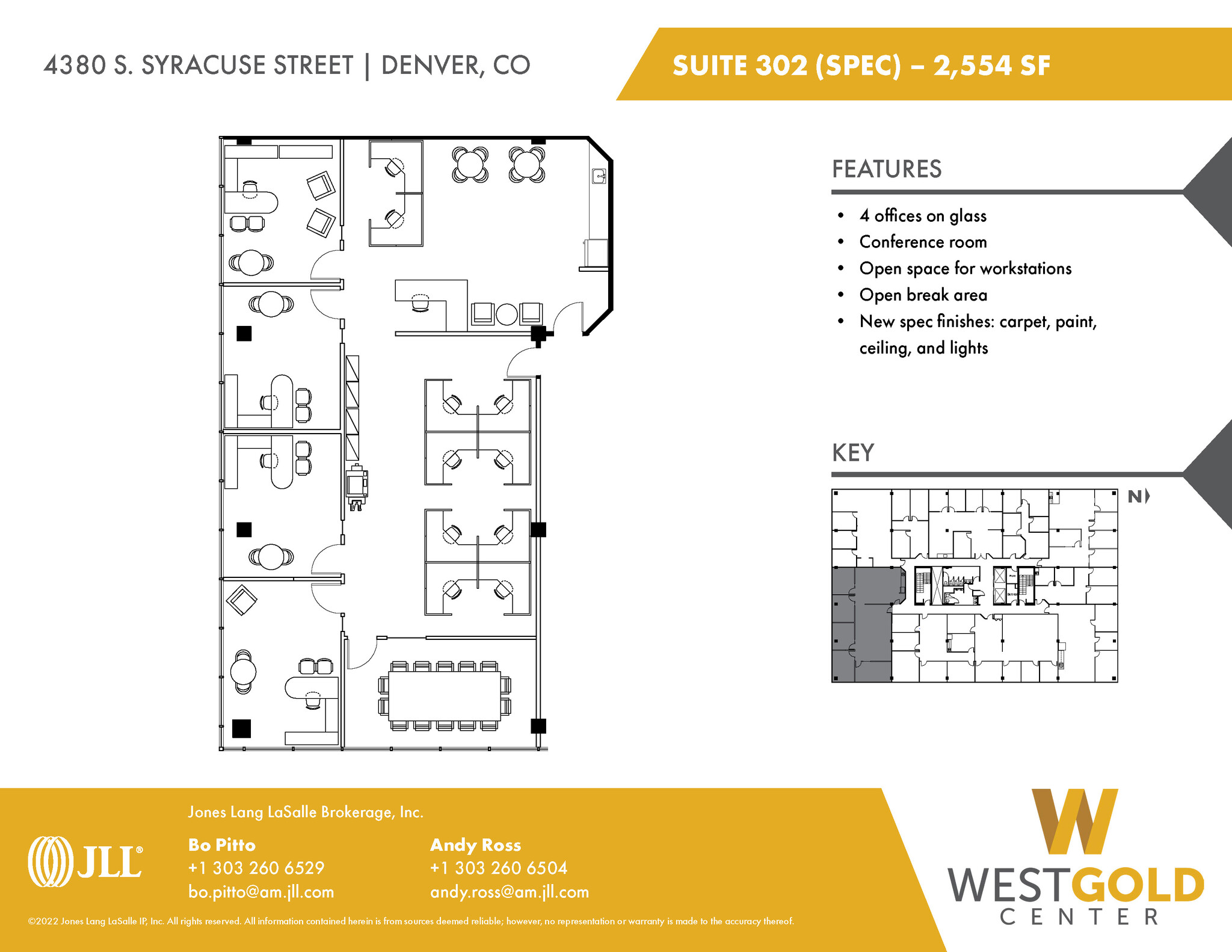 4380 S Syracuse St, Denver, CO for lease Floor Plan- Image 1 of 2