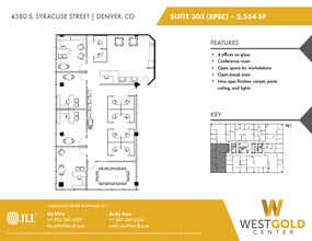 4380 S Syracuse St, Denver, CO for lease Floor Plan- Image 1 of 2