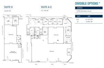 12760 Danielson Ct, Poway, CA for lease Floor Plan- Image 2 of 2