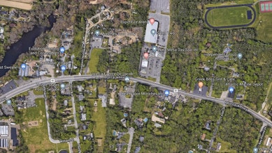 210 Montauk Hwy, Moriches, NY - AERIAL  map view