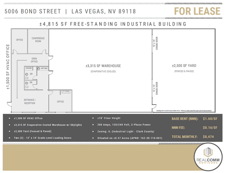 5006 Bond St, Las Vegas, NV for lease - Building Photo - Image 2 of 5