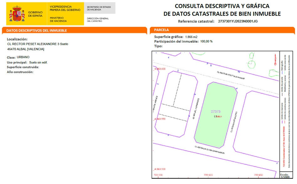 Rector Peset Aleixandre, Miguel Hernandez, Albal, Valencia for sale - Building Photo - Image 2 of 18