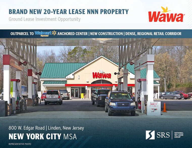 800 W Edgar Rd, Linden, NJ 07036 Wawa