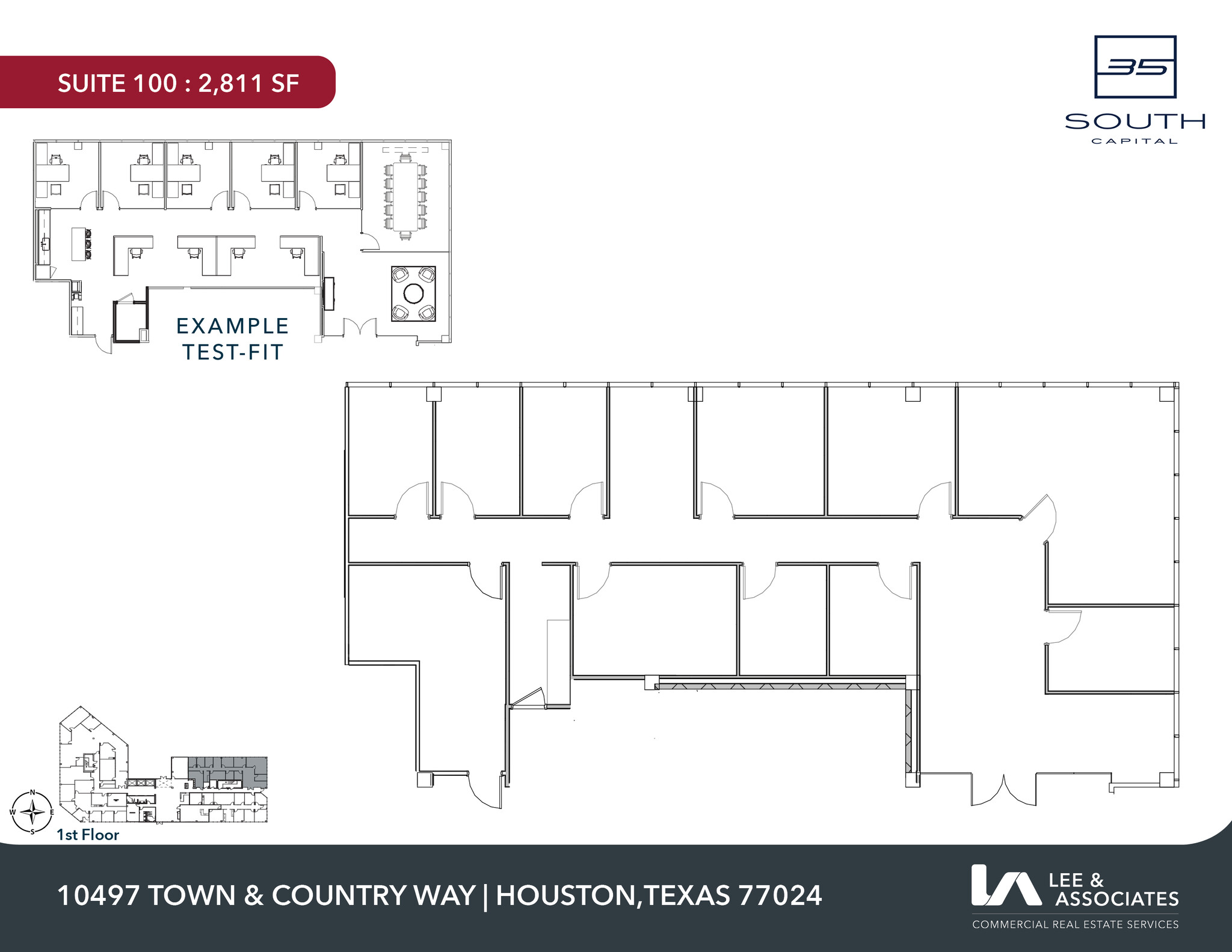 10497 Town & Country Way, Houston, TX for lease Floor Plan- Image 1 of 1